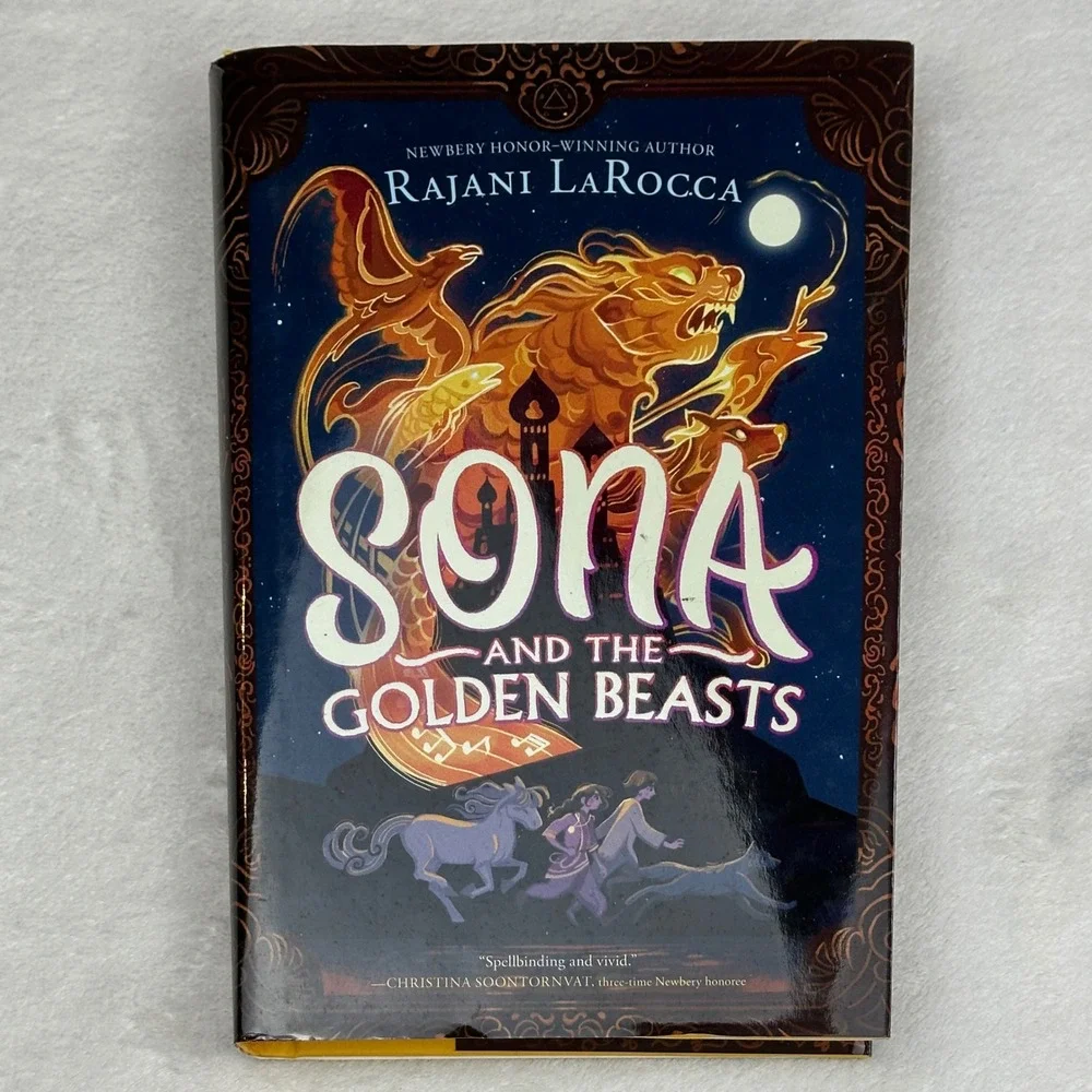 Sona‎ and the Golden Beasts by Rajani LaRocca Hardcover Fantasy Childrens Book